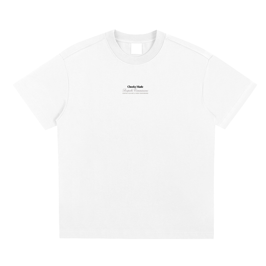 Marble Tee White