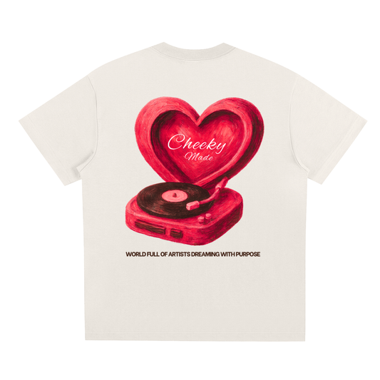Vinyl Tee Beige