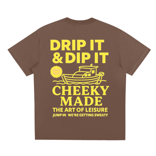 Drip It Tee Brown