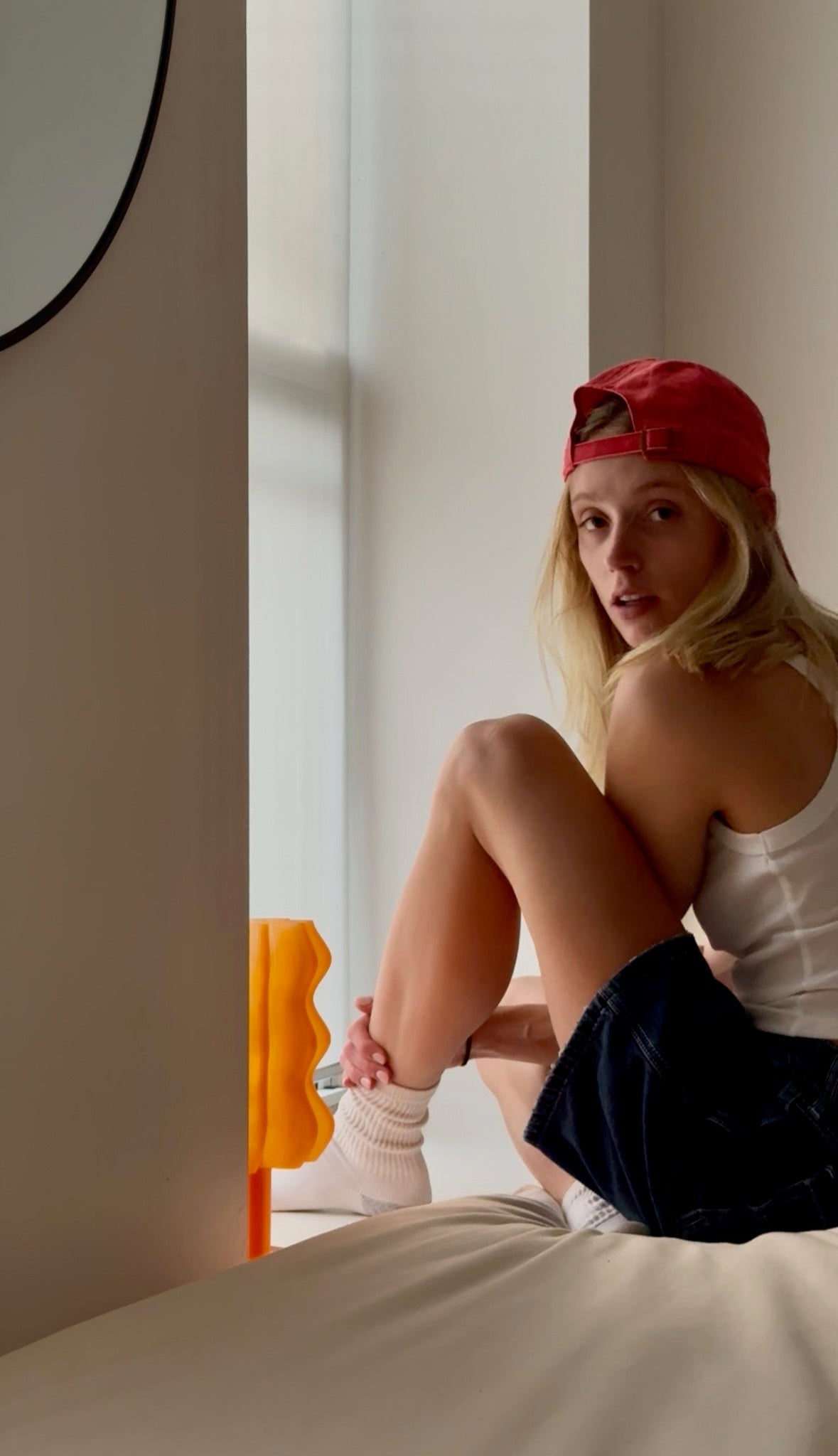 PREORDER - Cheeky Made Vintage Cap Red