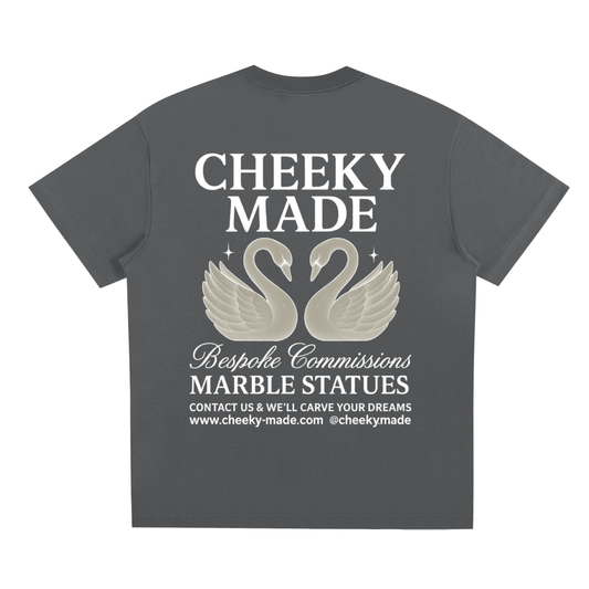 Marble Tee Charcoal