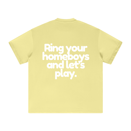 Homeboy Tee Yellow